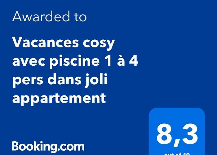 Vacances Avec Piscine Et Entree Autonome Dans Jolie Jusqu'a 4 Personnes Daire *